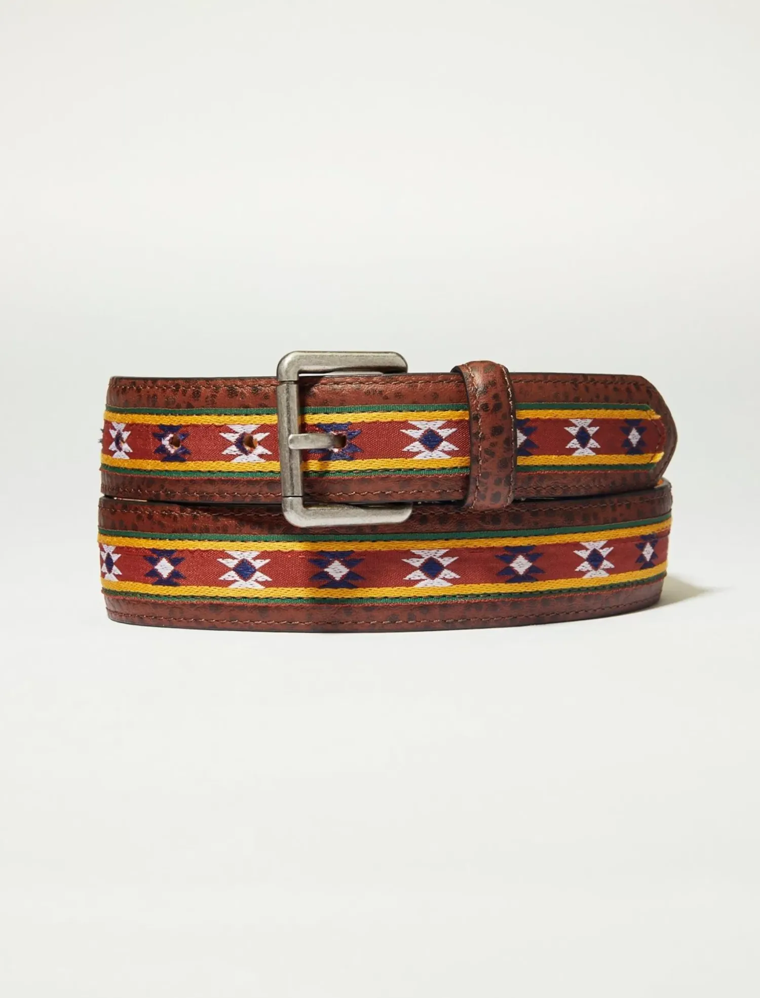 Lucky Brand mens southwest woven belt multi*MEN Belts