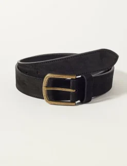 Lucky Brand mens suede belt black*MEN Belts
