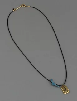Lucky Brand men's tigers eye pendant gold*MEN Jewelry