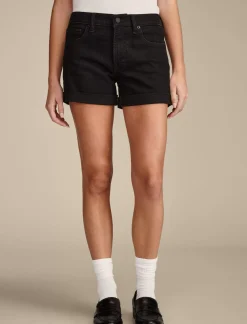 Lucky Brand mid rise ava short clean black*WOMEN Jeans