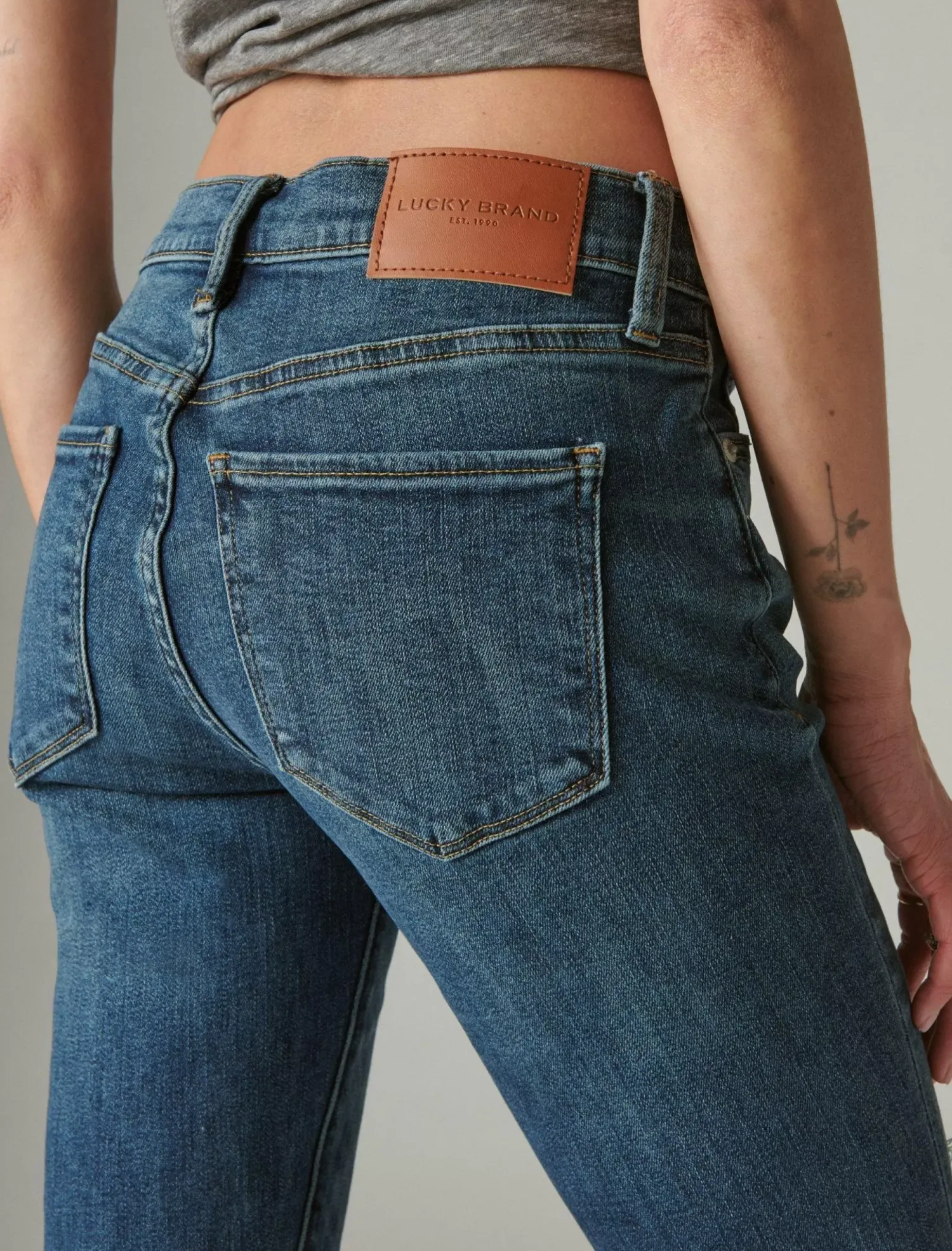 Lucky Brand mid rise ava skinny director dest*WOMEN|JEANS Jeans|Skinny
