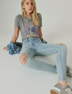 Lucky Brand mid rise ava skinny fan girl dest*WOMEN|JEANS Jeans|Skinny