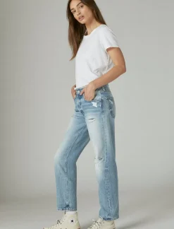 Lucky Brand mid rise boy jean red carpet dest*WOMEN|JEANS Jeans|Boyfriend