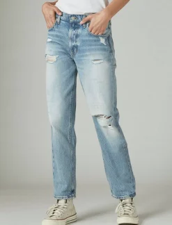Lucky Brand mid rise boy jean red carpet dest*WOMEN|JEANS Jeans|Boyfriend