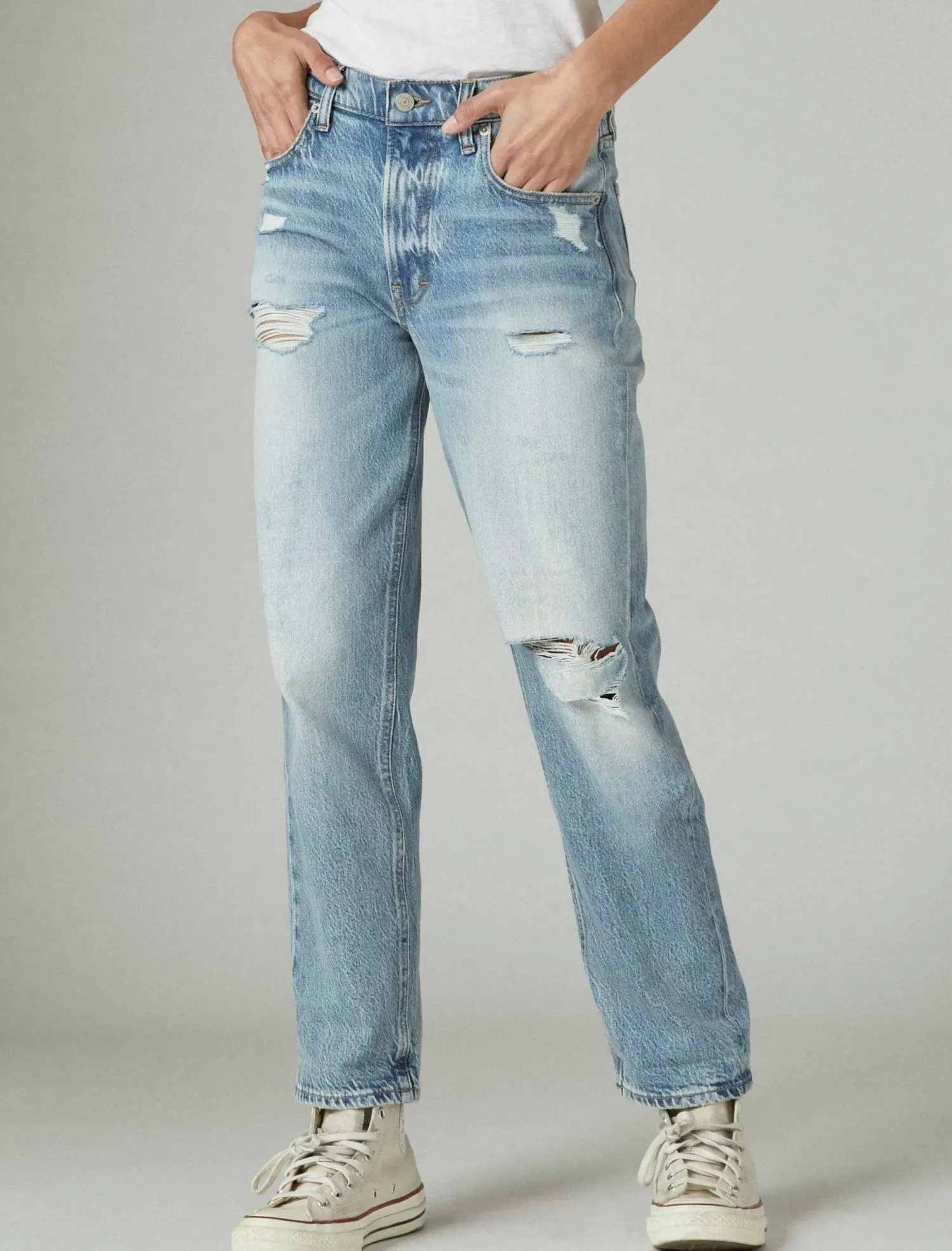 Lucky Brand mid rise boy jean red carpet dest*WOMEN|JEANS Jeans|Boyfriend