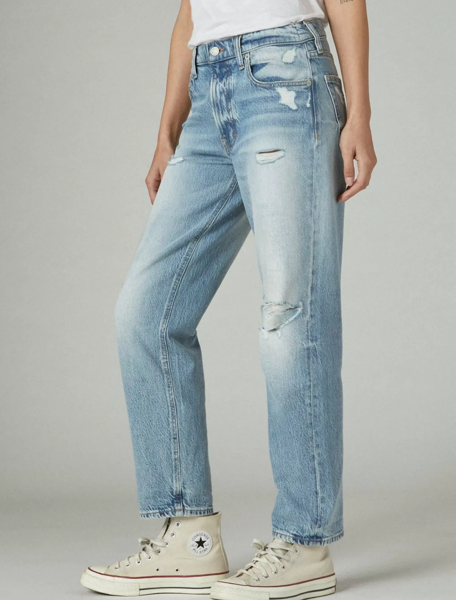 Lucky Brand mid rise boy jean red carpet dest*WOMEN|JEANS Jeans|Boyfriend