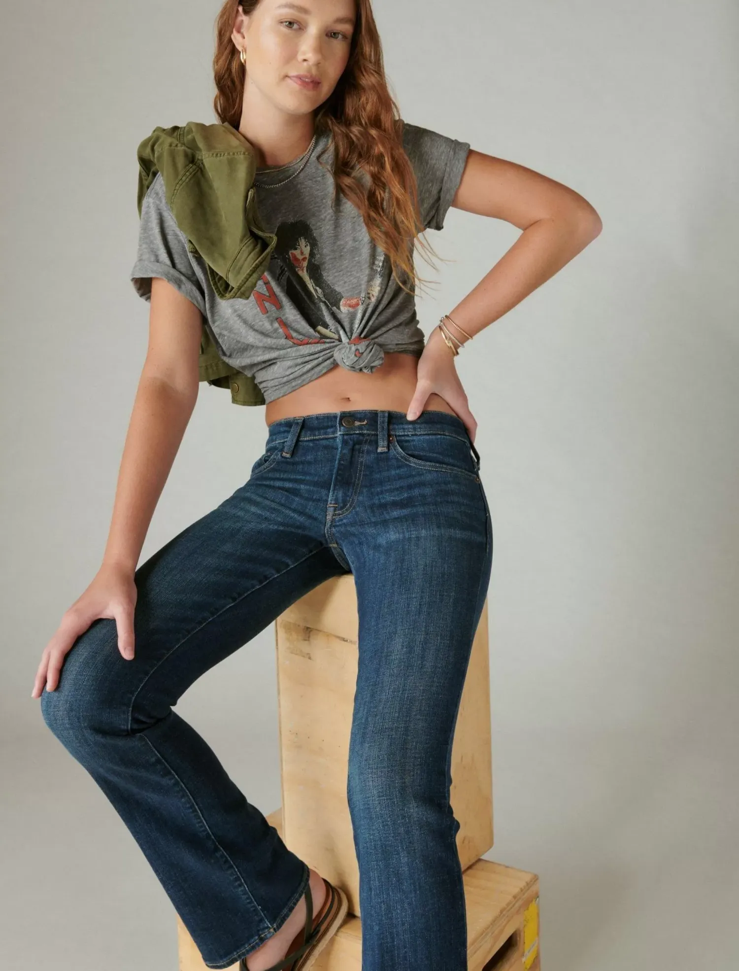 Lucky Brand mid rise sweet boot agate*WOMEN|JEANS Jeans|Bootcut