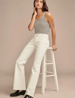 Lucky Brand mid rise sweet flare bright white*WOMEN|JEANS Jeans|Flare