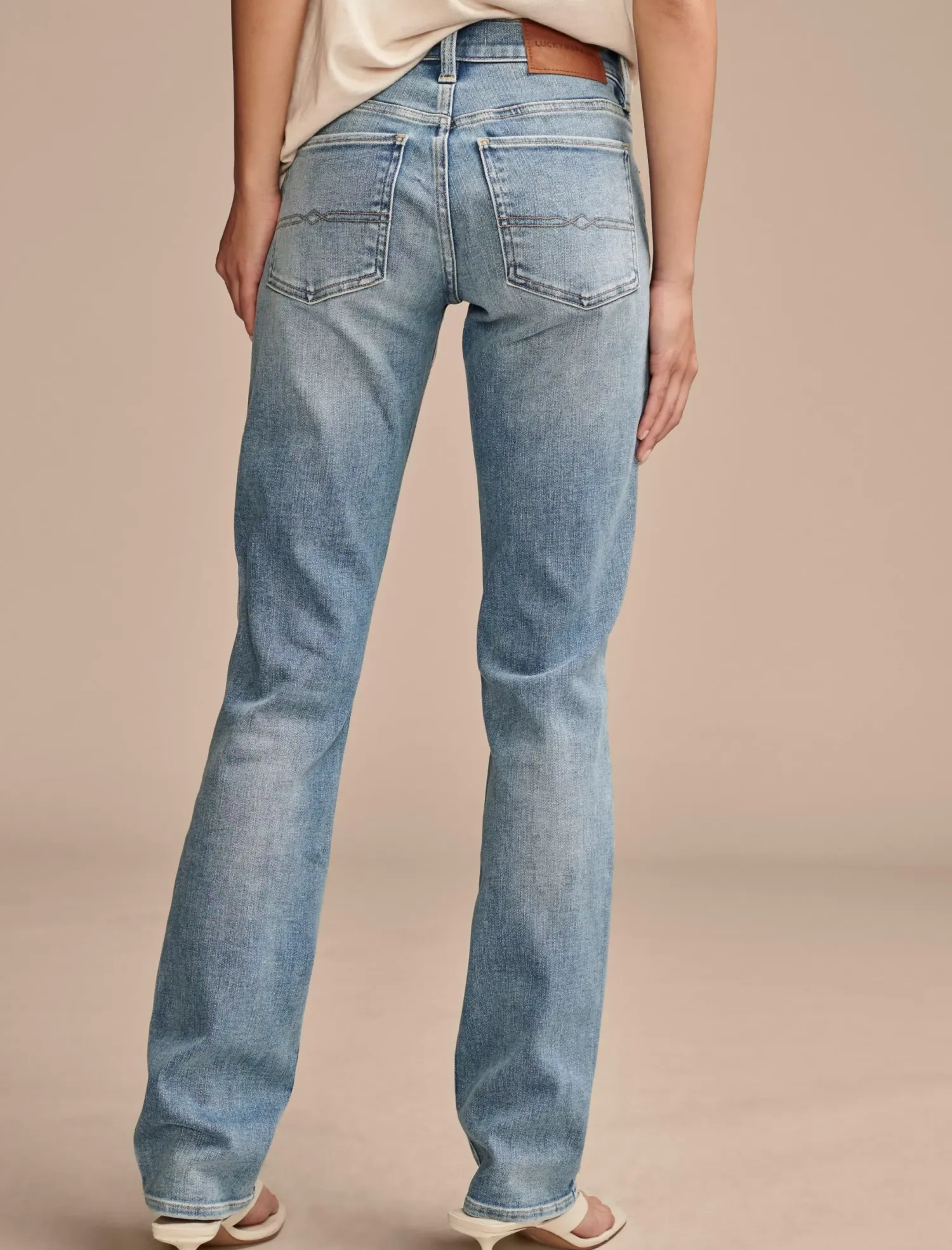 Lucky Brand mid rise sweet straight wanderer*WOMEN|JEANS Jeans|Straight