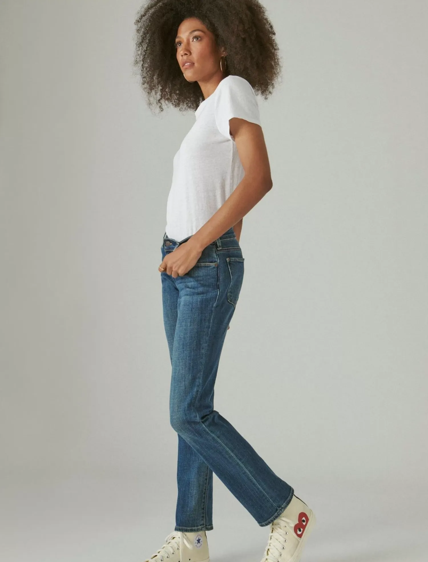 Lucky Brand mid rise sweet straight tanzanite*WOMEN|JEANS Jeans|Straight