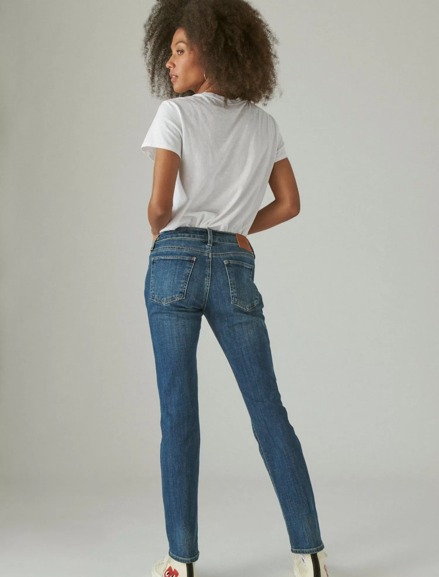 Lucky Brand mid rise sweet straight tanzanite*WOMEN|JEANS Jeans|Straight