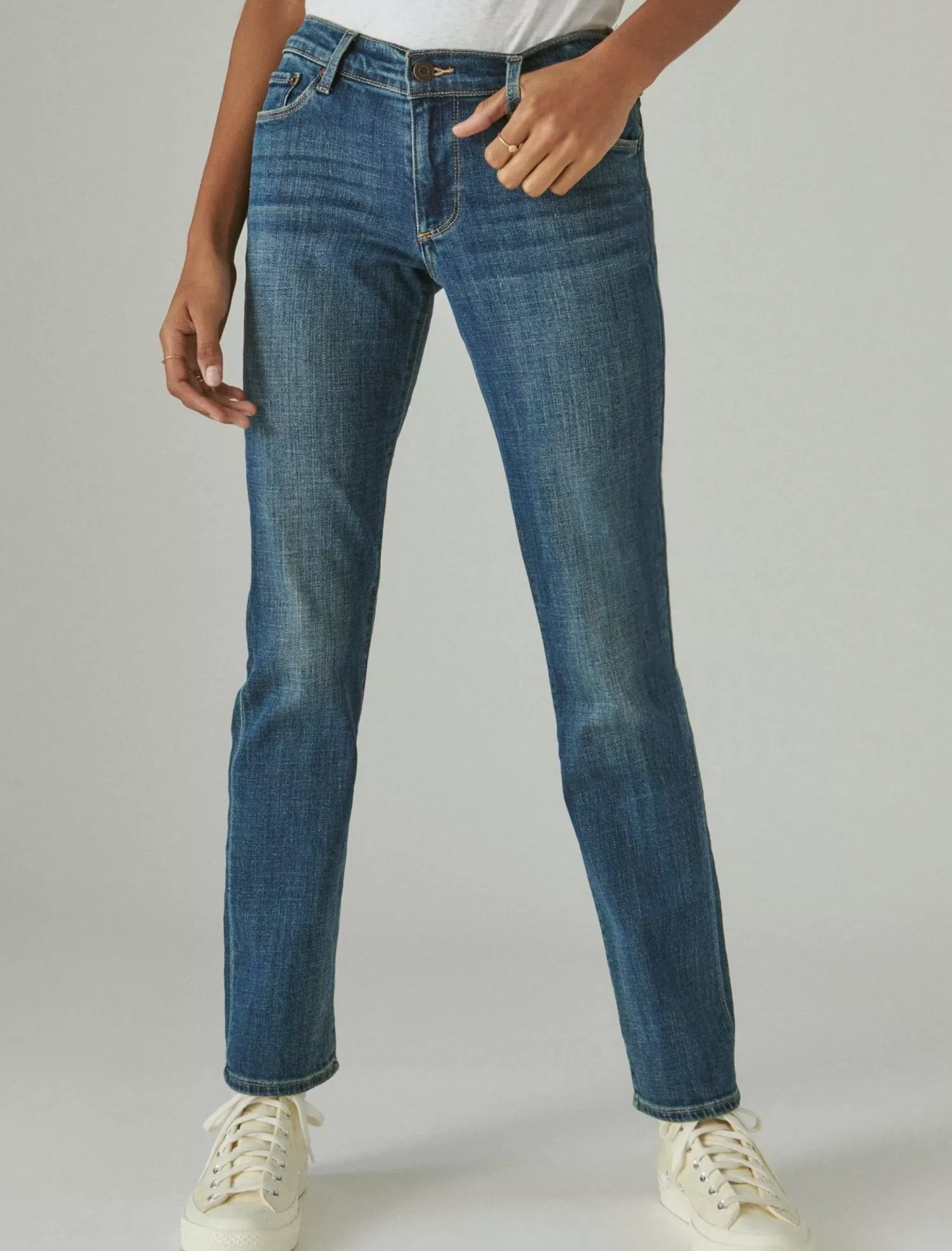 Lucky Brand mid rise sweet straight tanzanite*WOMEN|JEANS Jeans|Straight