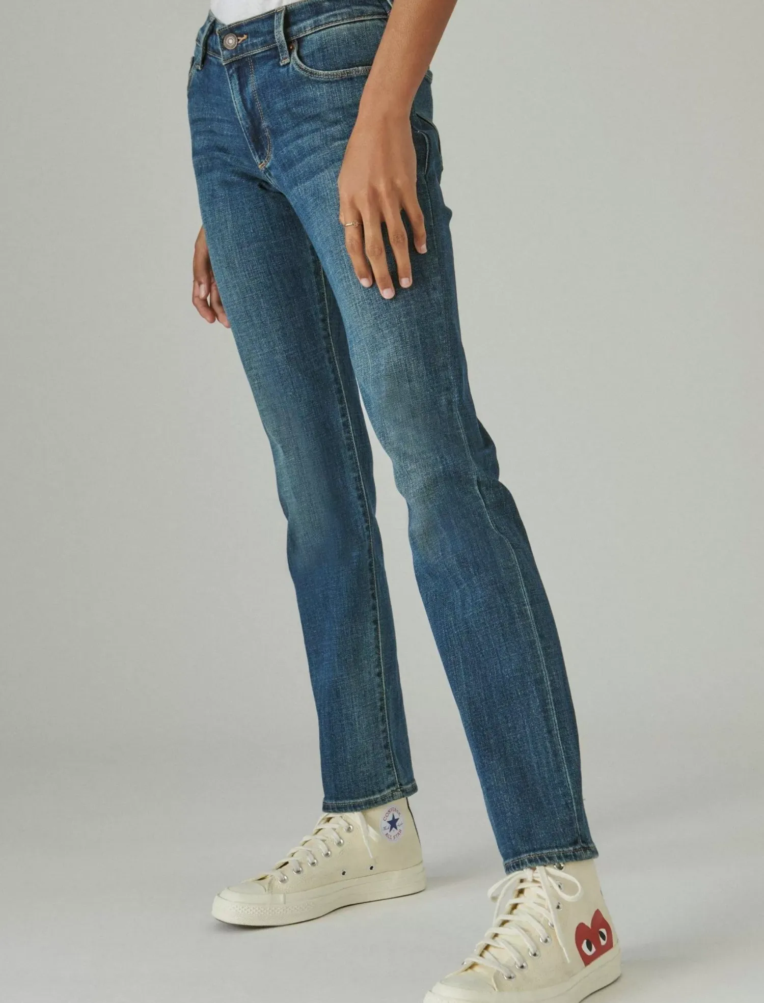 Lucky Brand mid rise sweet straight tanzanite*WOMEN|JEANS Jeans|Straight