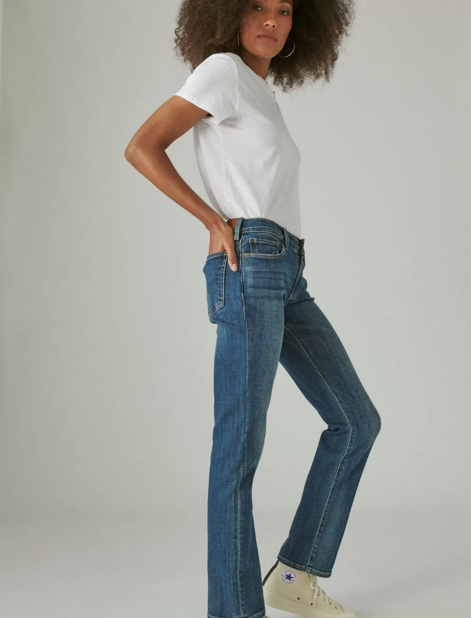 Lucky Brand mid rise sweet straight tanzanite*WOMEN|JEANS Jeans|Straight