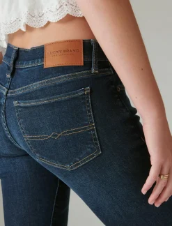 Lucky Brand mid rise sweet straight twilight blue*JEANS|WOMEN Straight|Jeans