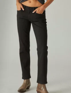 Lucky Brand mid rise sweet straight clean black*WOMEN|JEANS Jeans|Straight