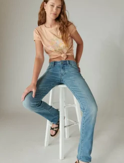 Lucky Brand mid rise sweet straight glass mount*WOMEN|JEANS Jeans|Straight