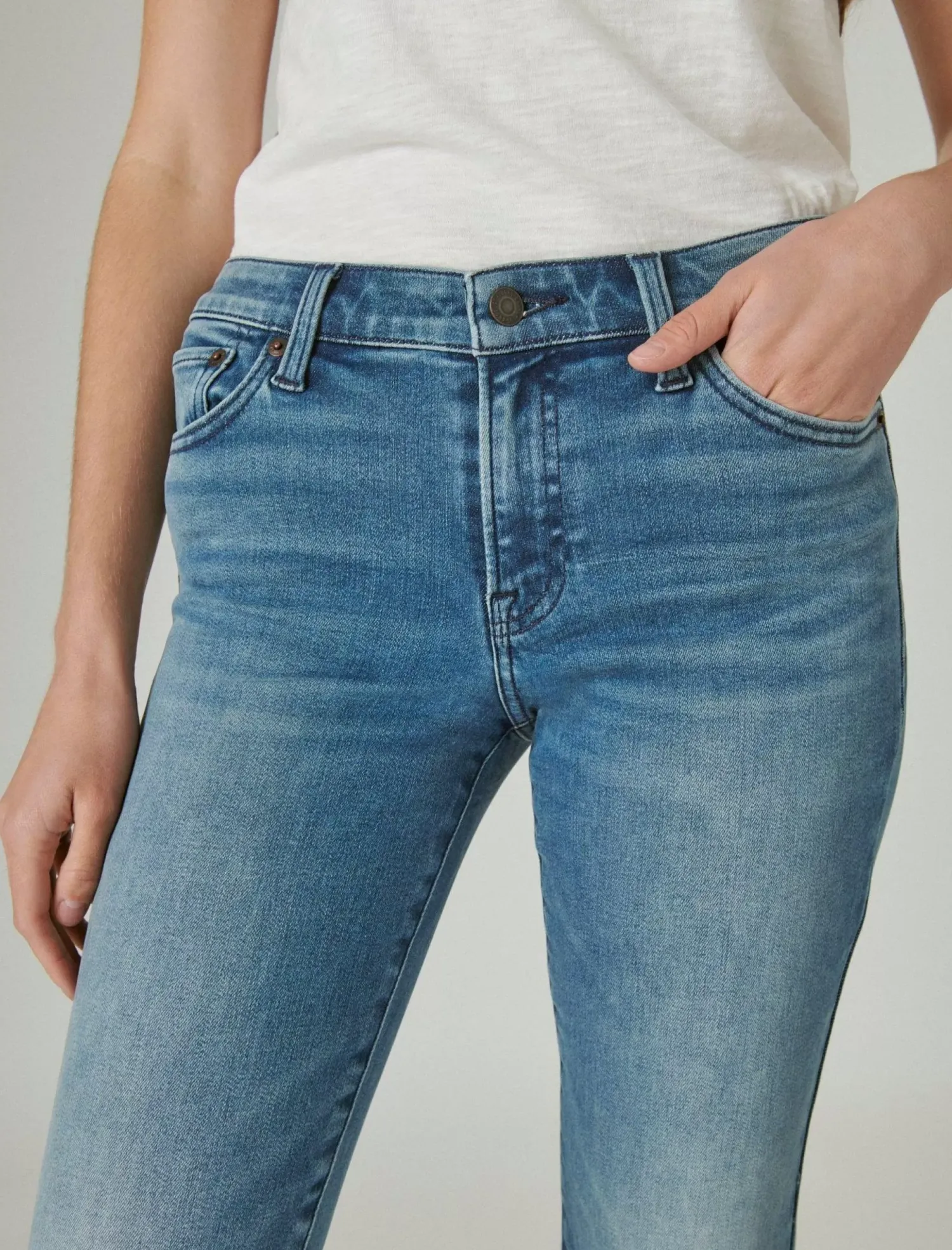 Lucky Brand mid rise sweet straight glass mount*WOMEN|JEANS Jeans|Straight