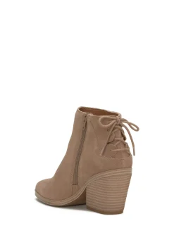 Lucky Brand mikasi lace bootie light brown*WOMEN Shoes