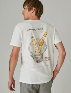 Lucky Brand miller high life marshmallow*MEN Graphic Tees