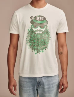 Lucky Brand miller lite beard marshmallow*MEN Graphic Tees