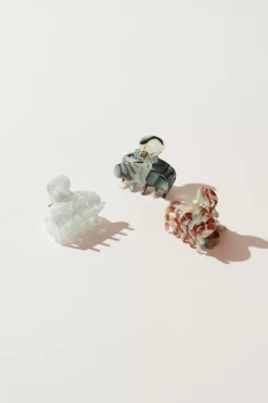 Lucky Brand mini resin claw set multi*WOMEN Hair Accessories