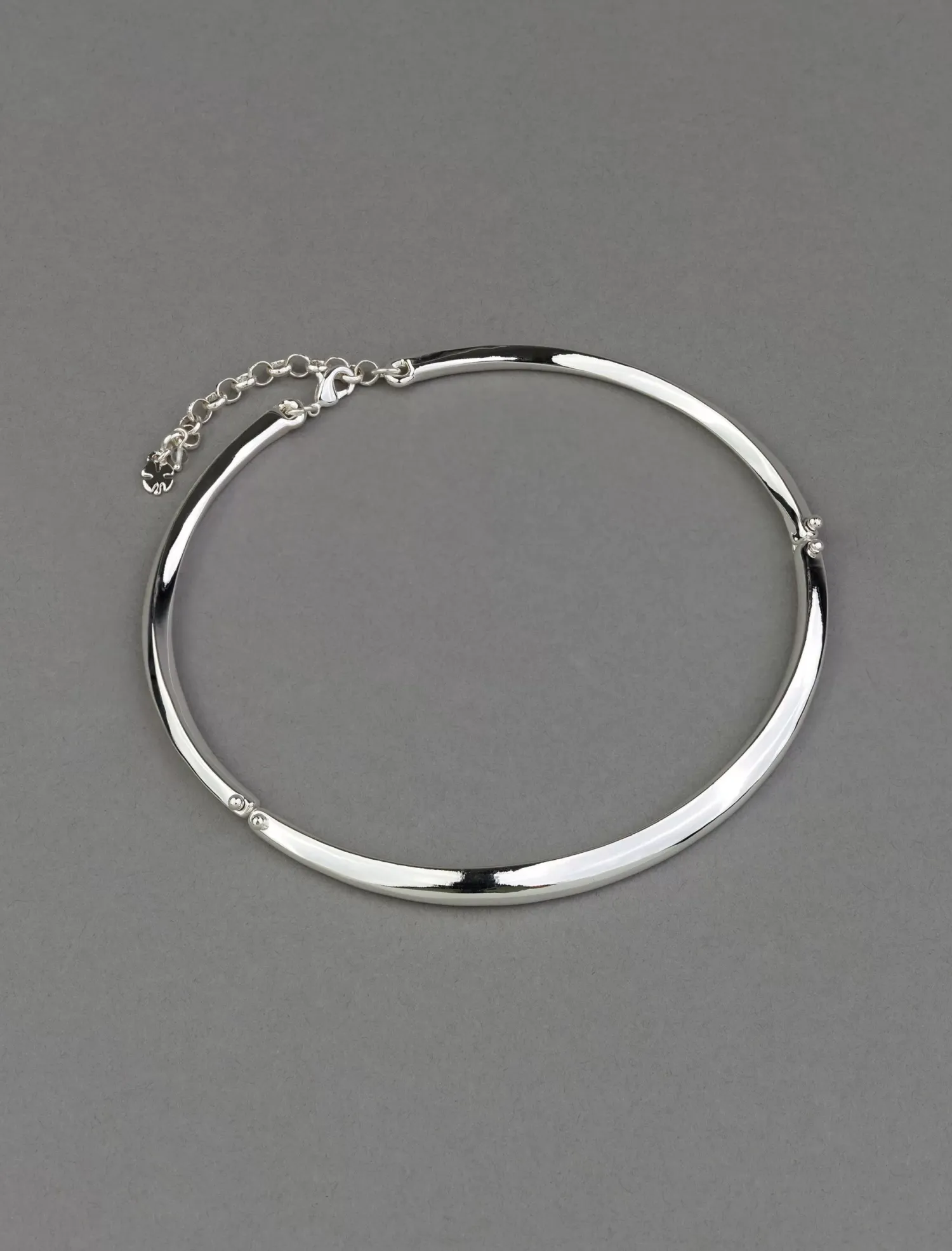 Lucky Brand modern choker necklace silver*WOMEN Jewelry