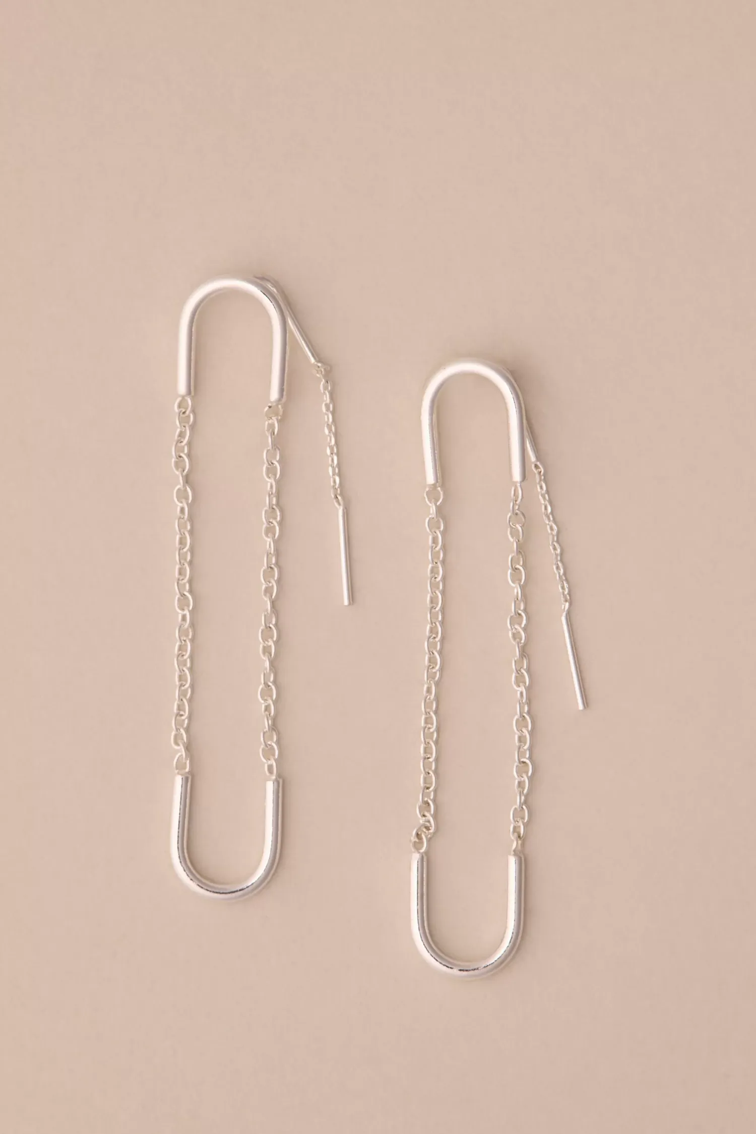 Lucky Brand modern stud chain earring silver*WOMEN Jewelry