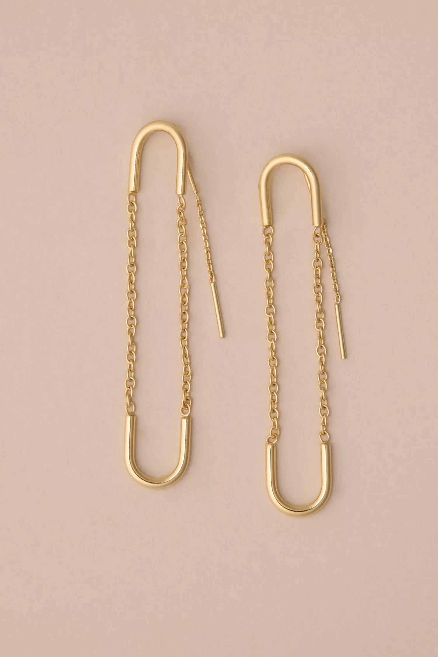 Lucky Brand modern stud chain earring gold*WOMEN Jewelry