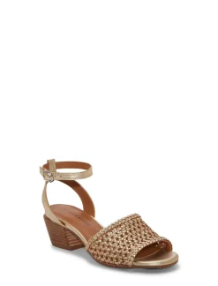 Lucky Brand modessa ankle strap heeled sandal light yellow*WOMEN Shoes