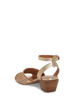 Lucky Brand modessa ankle strap heeled sandal light yellow*WOMEN Shoes
