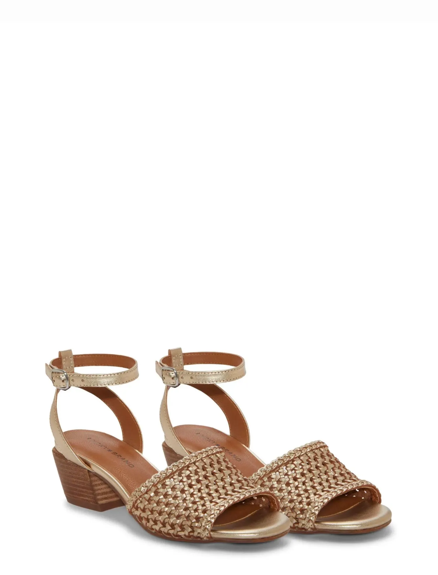 Lucky Brand modessa ankle strap heeled sandal light yellow*WOMEN Shoes