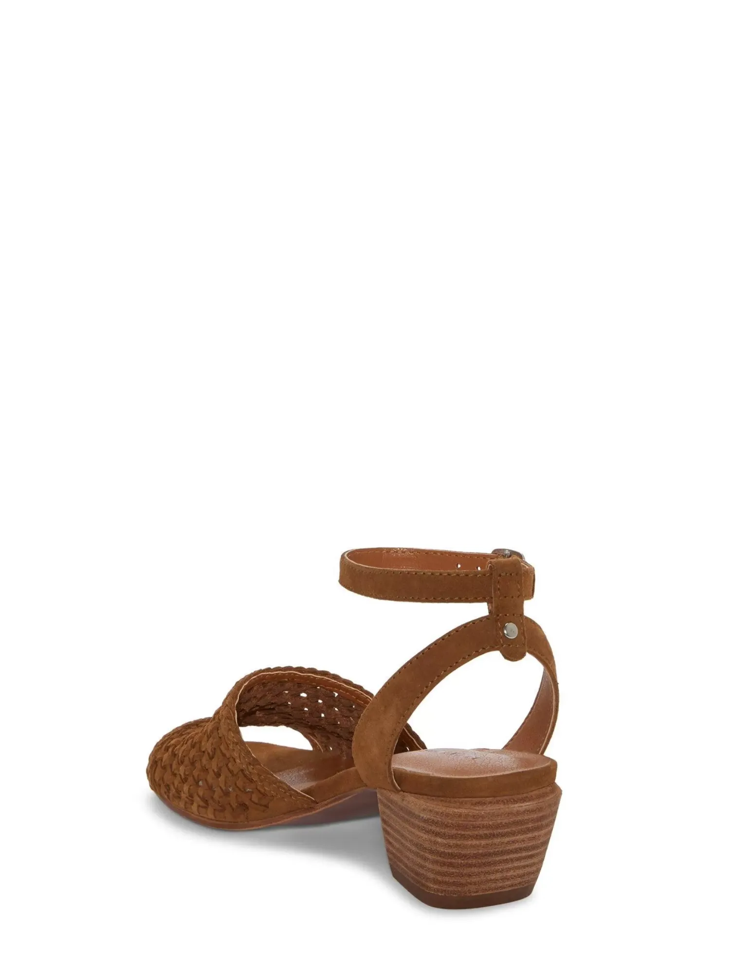 Lucky Brand modessa ankle strap heeled sandal 231 tan*WOMEN Shoes