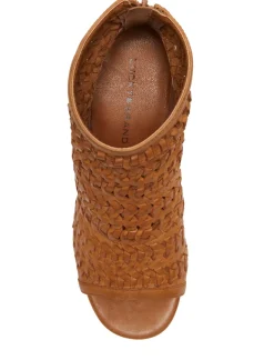 Lucky Brand mofira flat open brown/rust*WOMEN Shoes