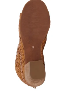 Lucky Brand mofira flat open brown/rust*WOMEN Shoes