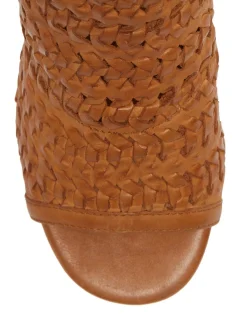 Lucky Brand mofira flat open brown/rust*WOMEN Shoes