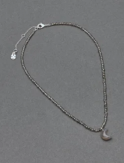 Lucky Brand moon collar necklace silver*WOMEN Jewelry