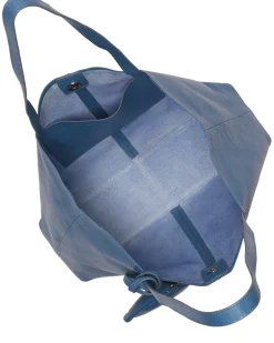 Lucky Brand mora tote blue tan multi*WOMEN Handbags