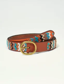Lucky Brand beaded zig zag belt multi*WOMEN Belts
