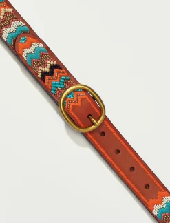 Lucky Brand beaded zig zag belt multi*WOMEN Belts