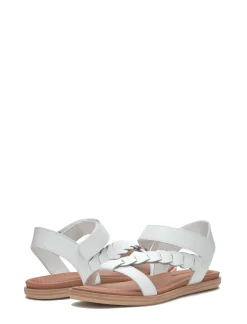 Lucky Brand natany braided sandal open white/natural*WOMEN Shoes