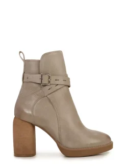 Lucky Brand natesa high-heel bootie open grey*WOMEN Shoes