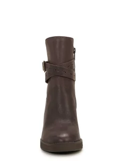 Lucky Brand natesa high-heel bootie open brown/rust*WOMEN Shoes