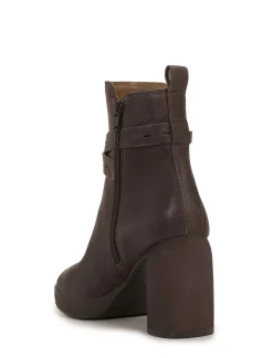 Lucky Brand natesa high-heel bootie open brown/rust*WOMEN Shoes