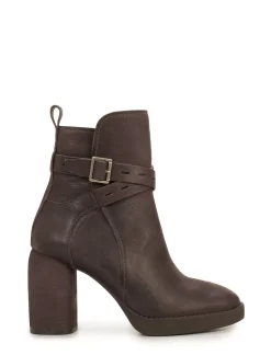 Lucky Brand natesa high-heel bootie open brown/rust*WOMEN Shoes