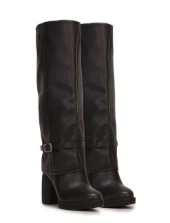 Lucky Brand nathari foldover knee high boot black*WOMEN Shoes