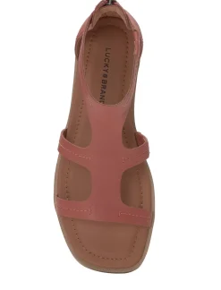 Lucky Brand nayda ankle strap sandal menium light red*WOMEN Shoes