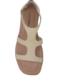 Lucky Brand nayda ankle strap sandal buff*WOMEN Shoes