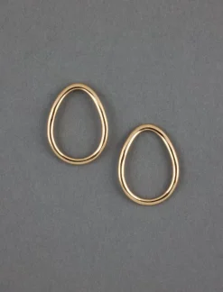 Lucky Brand organic circle earrings gold*WOMEN Jewelry