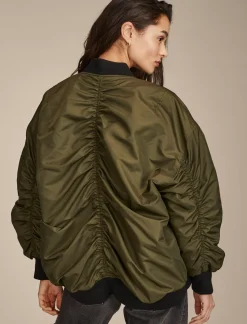 Lucky Brand oversized bomber true army*WOMEN Jackets & Outerwear